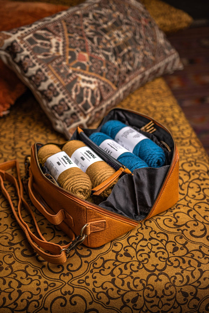 Cleo – eksklusiv crossbody-veske i ekte skinn