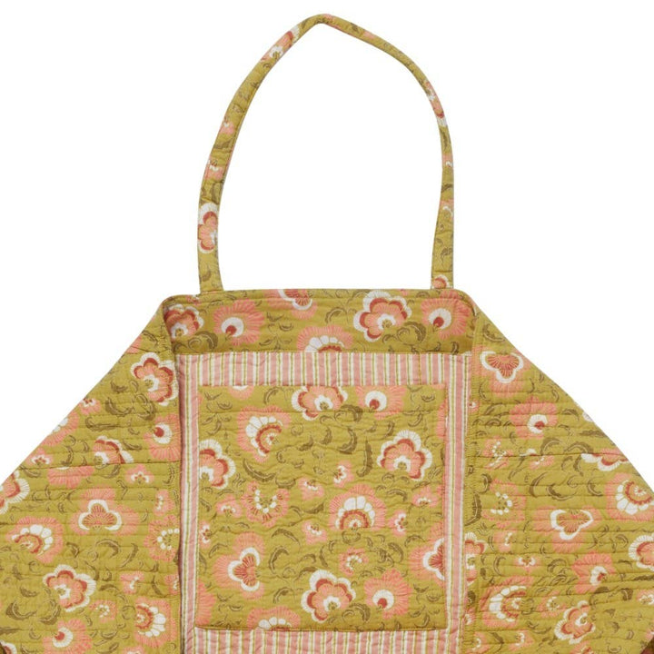 Håndlaget Shopper Bag - Ganesh Olive