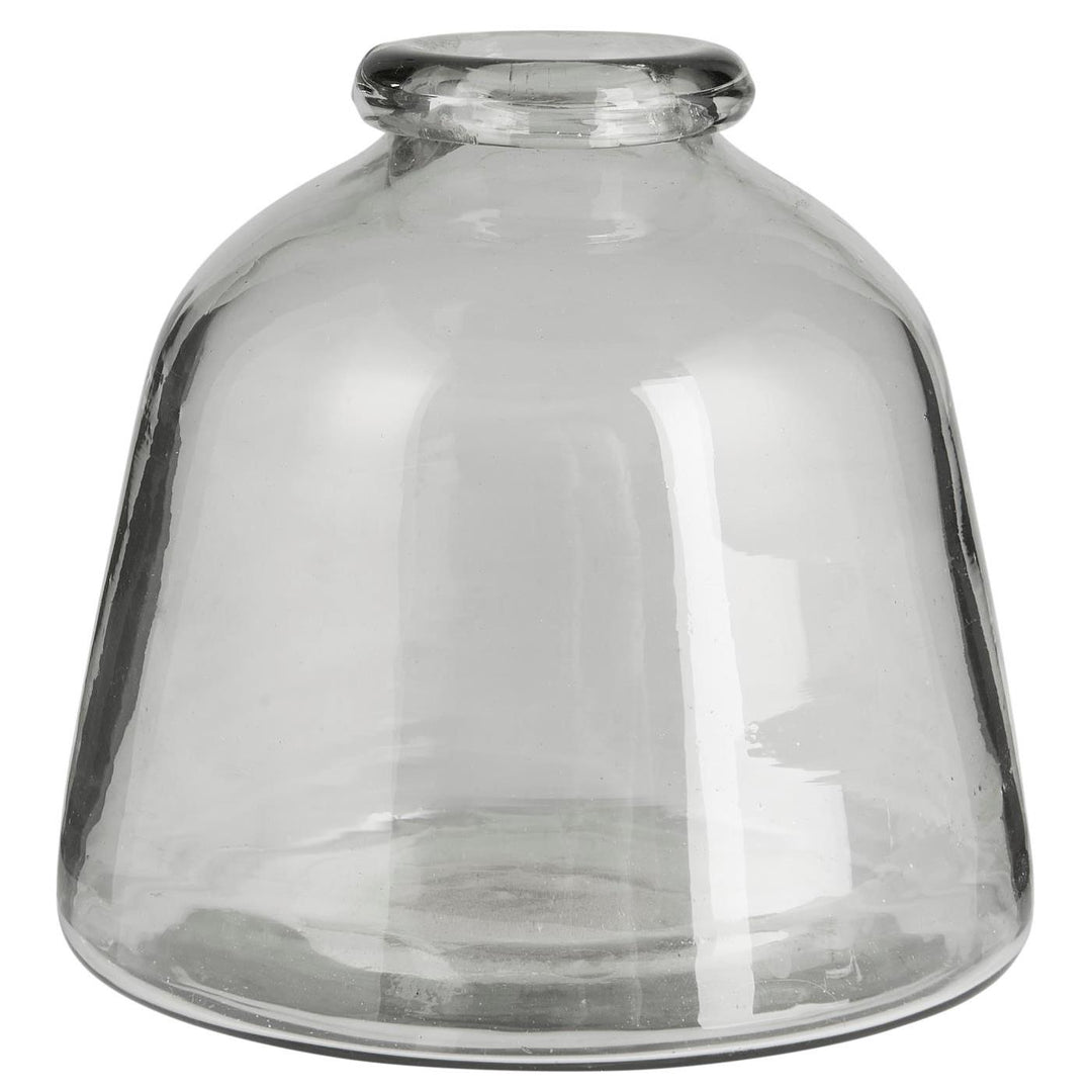 Munnblåst vase – klart glass