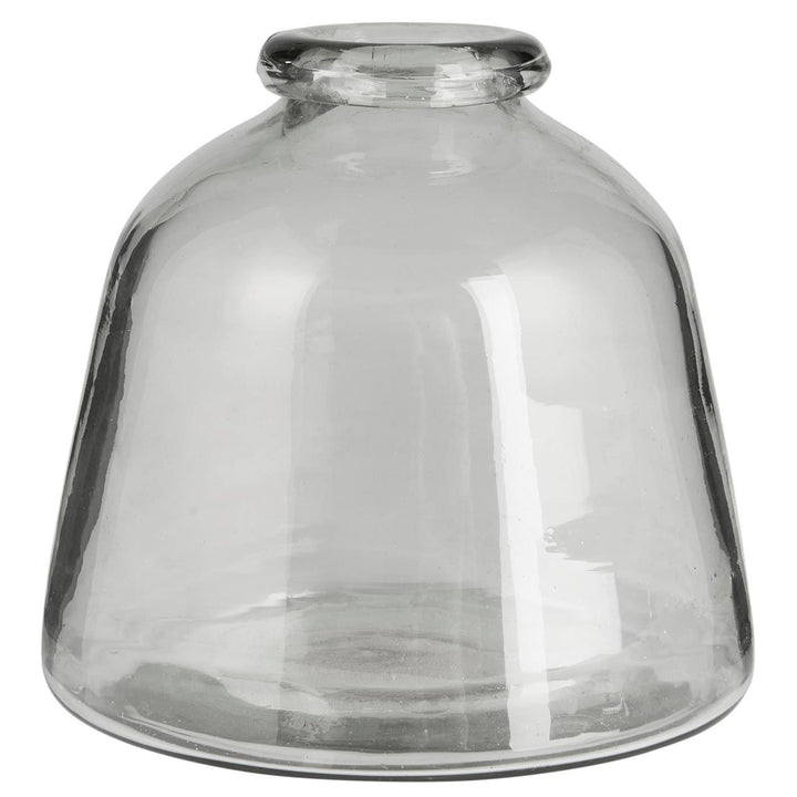 Munnblåst vase – klart glass
