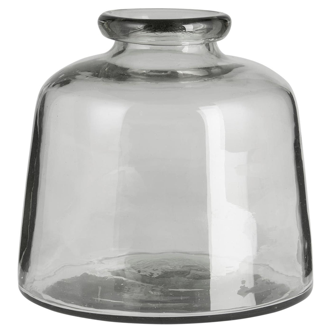 Munnblåst vase – klart glass