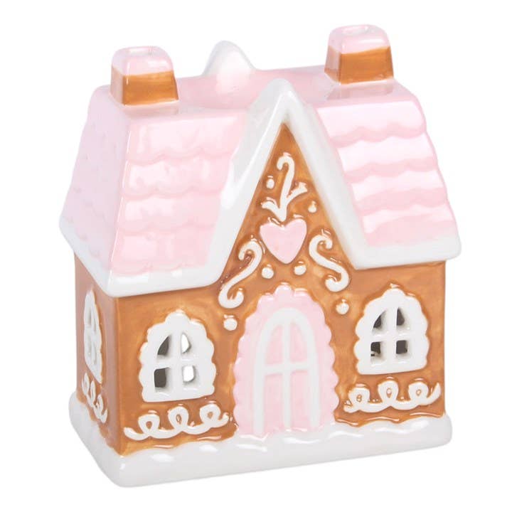 Sugarplum pepperkakehus – duftlampe for duftvoks og duftolje