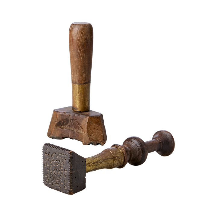 Dekorativ Stempel – Brun