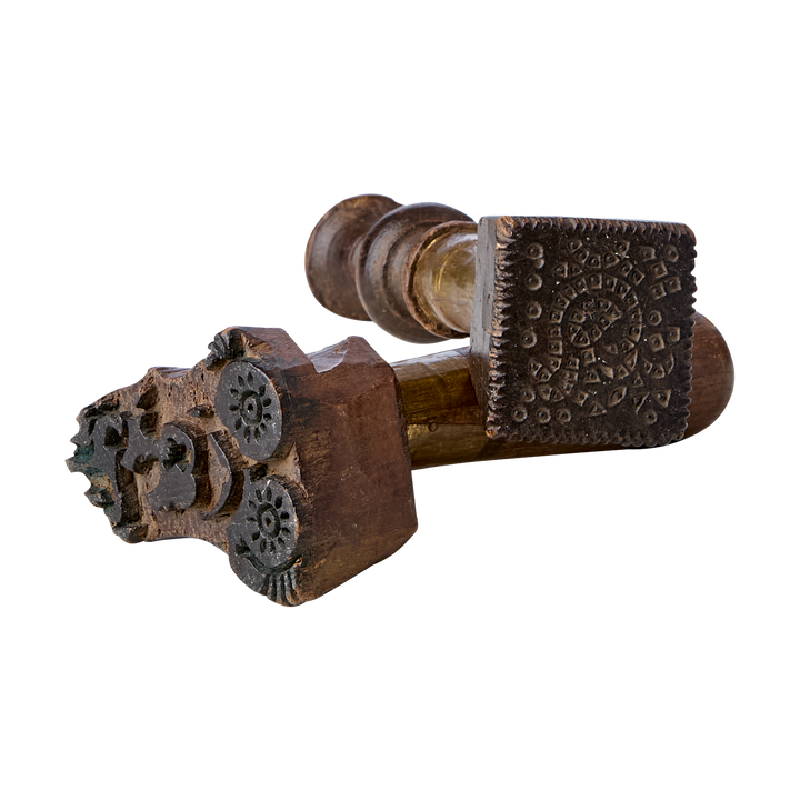 Dekorativ Stempel – Brun
