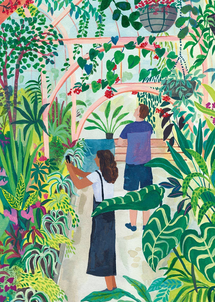 Botanical Garden Puslespill 1500 brikker - Illustrert av Miranda Sofroniou
