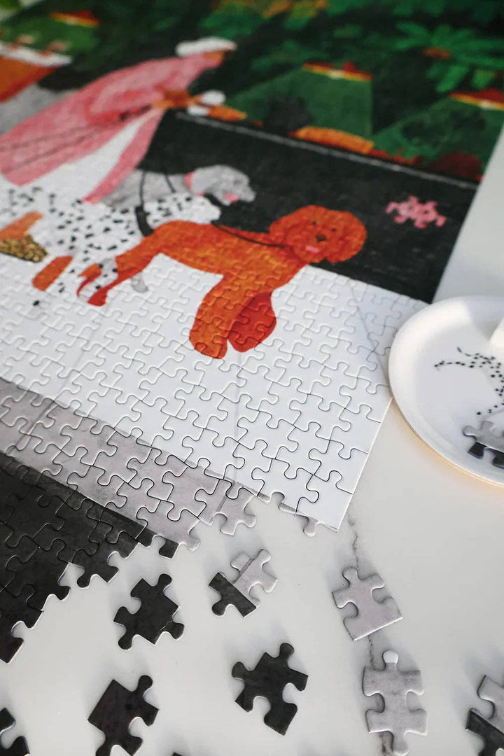 Hundepasser - Jigsaw Puzzle 1000 brikker