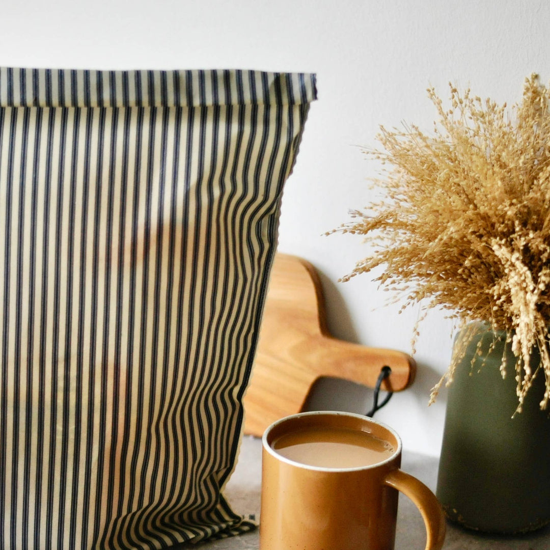 Bivokspose - Navy Striped French - Large (ca 45 x 35 cm)