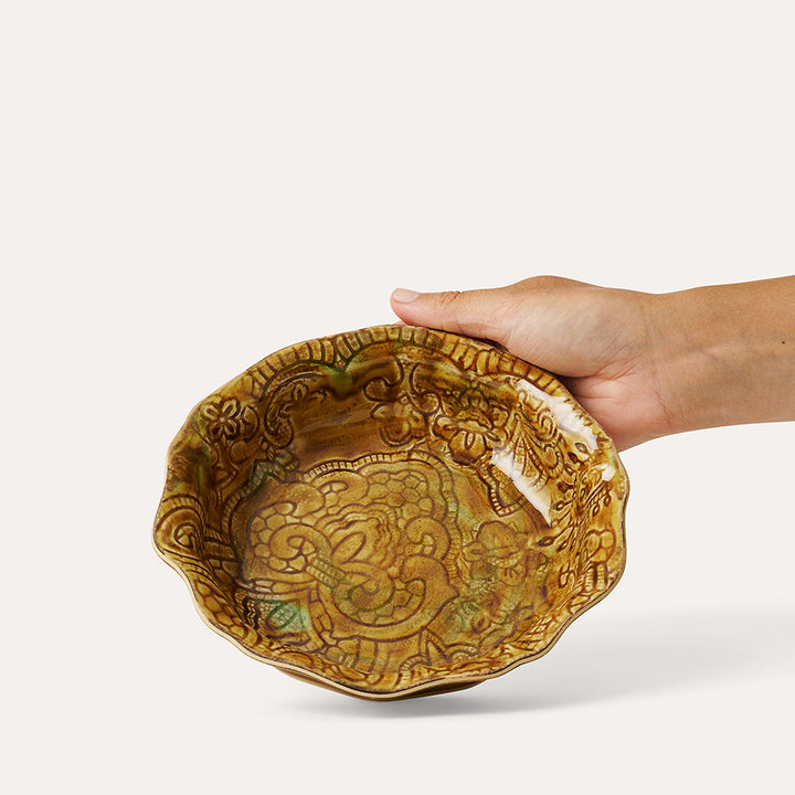 Sthål Liten bolle Pineapple – 17 cm