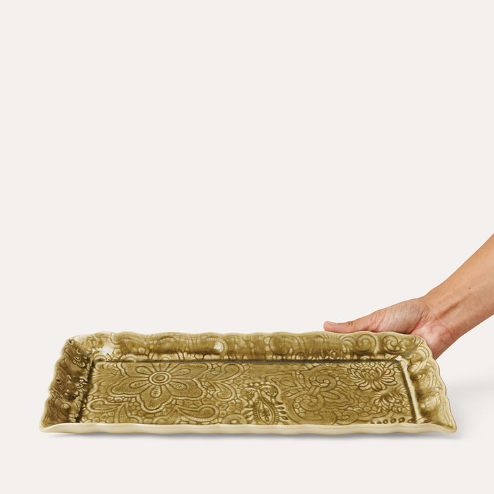 Sthål Serveringsfat – Sand