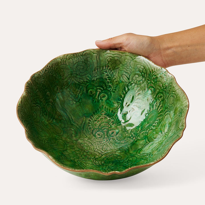 Sthål Arabesque Bowl – Seaweed (26 cm)
