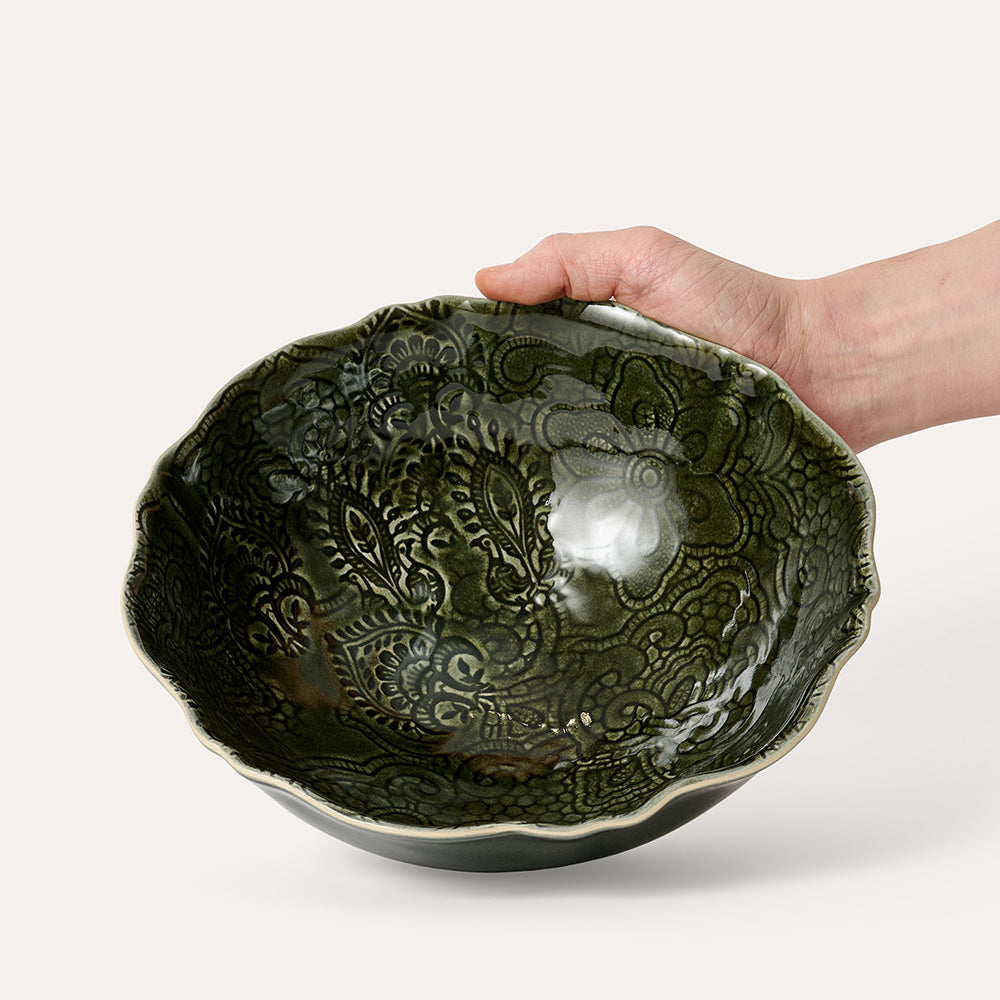 Sthål Arabesque Bowl – Shadow  (26 cm)