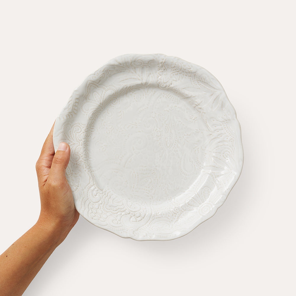 Sthål Frokosttallerken - White - 23 cm