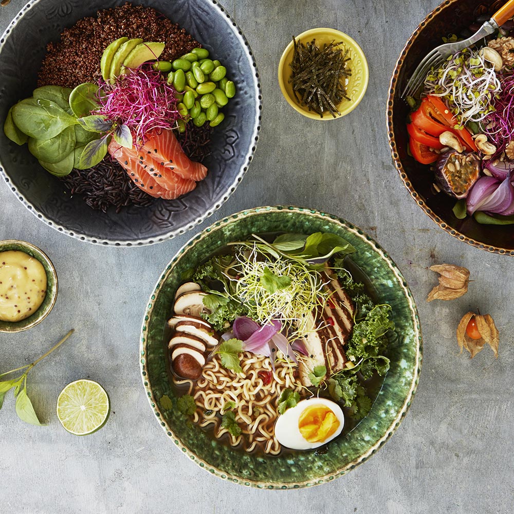 Sthål Dyp tallerken Seaweed – 24 cm