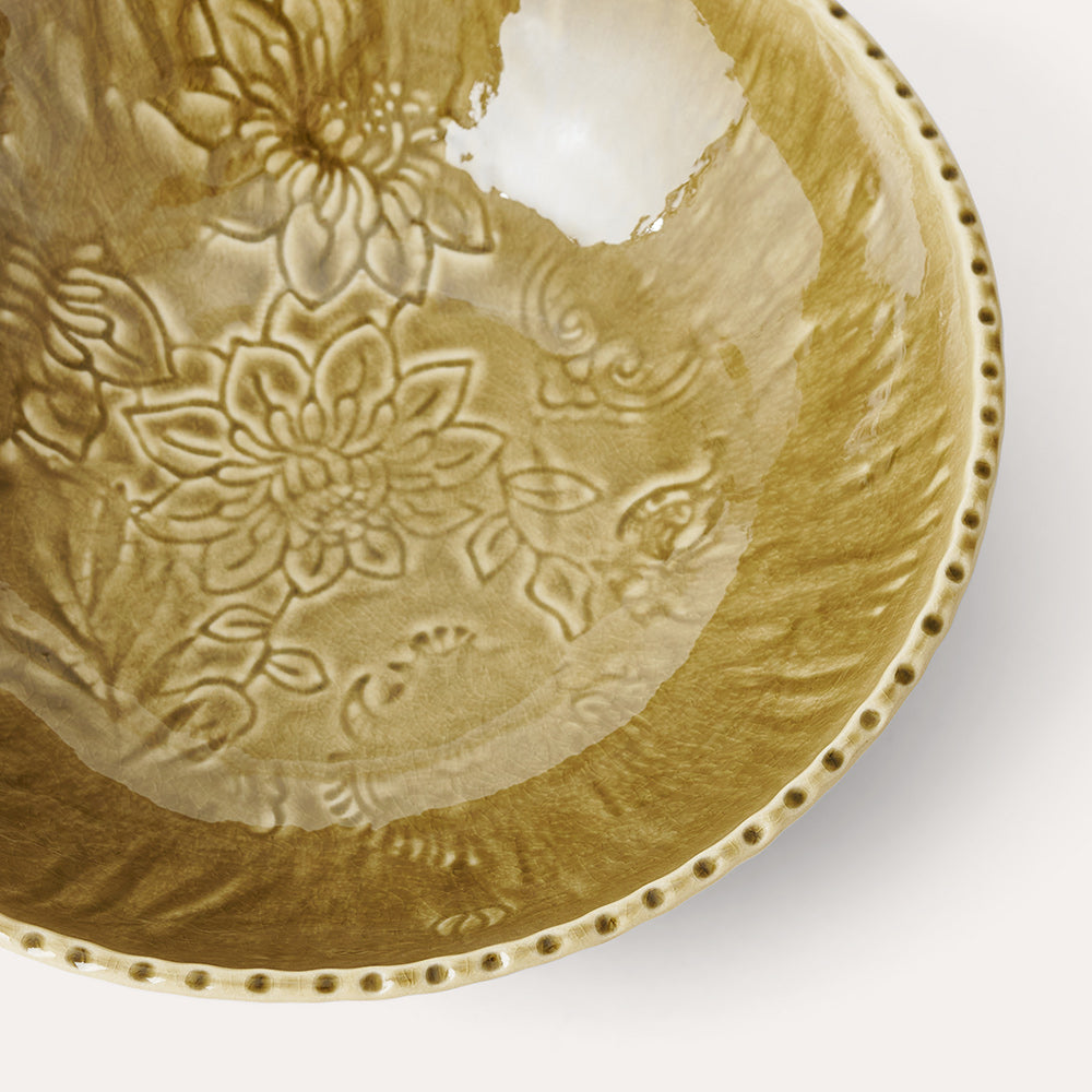 Sthål Dyp tallerken Sand – 24 cm