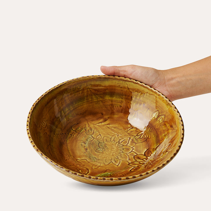 Sthål Dyp tallerken Pineapple – 24 cm