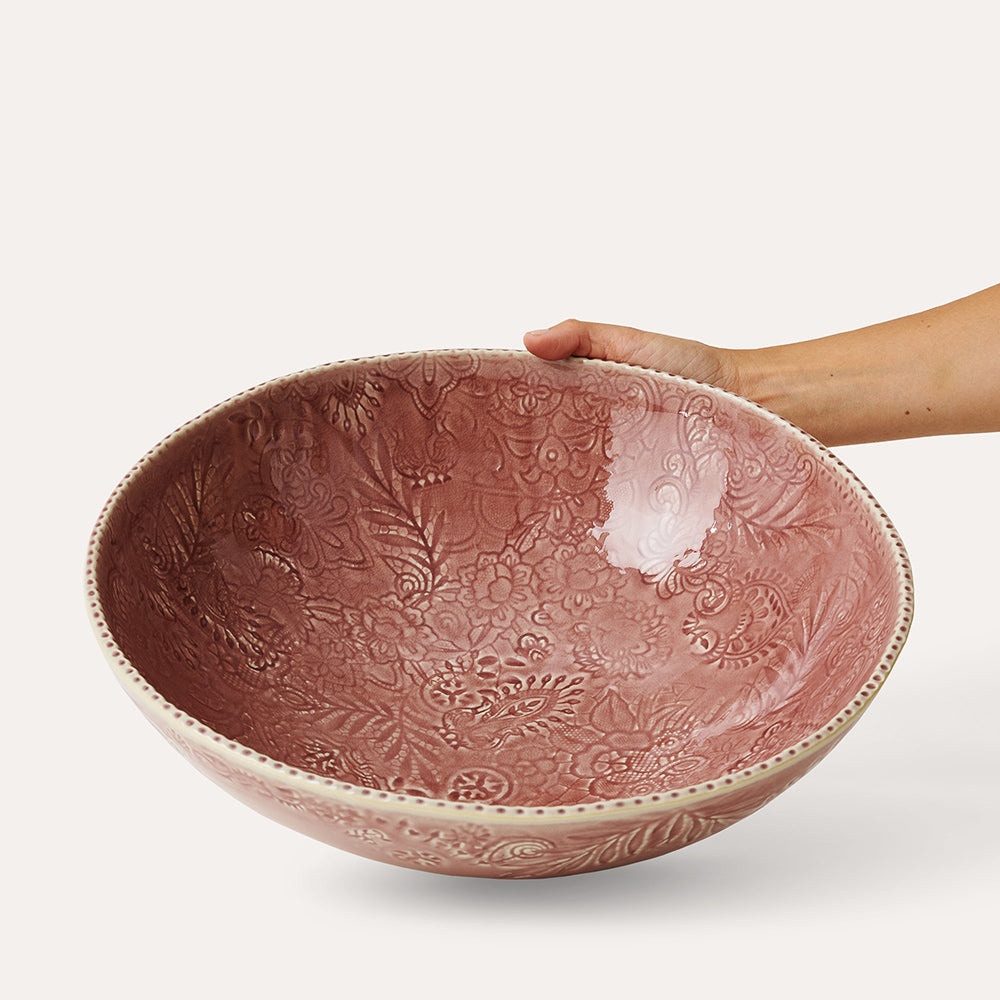 Sthål stor bolle – Old Rose