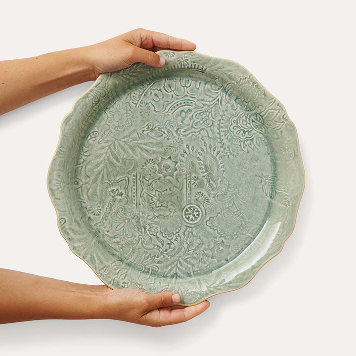 Sthål Rundt serveringsfat / pizzatallerken Antique – 34 cm