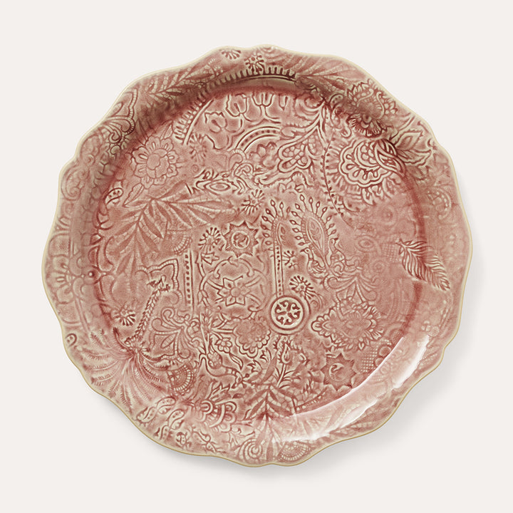 Sthål Rundt serveringsfat / pizzatallerken Old Rose – 34 cm