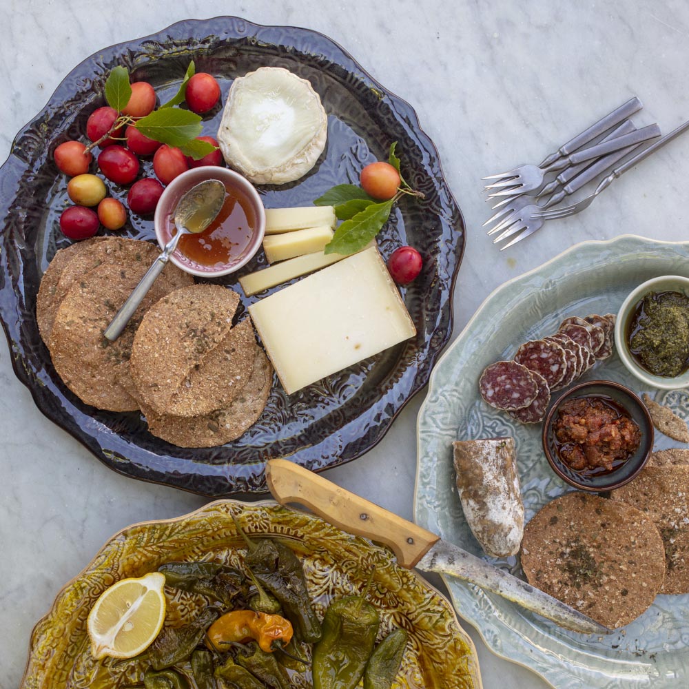 Sthål Rundt serveringsfat / pizzatallerken Thunder – 34 cm