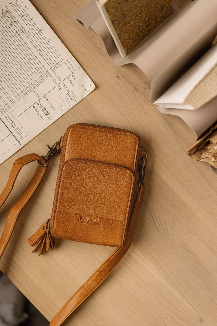 Dafna – crossbody veske i ekte skinn