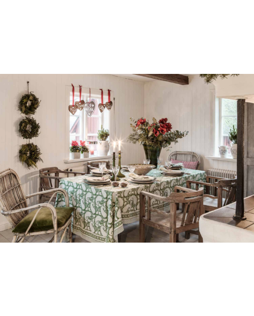 Duk - Big paisley Forrest green 150*230