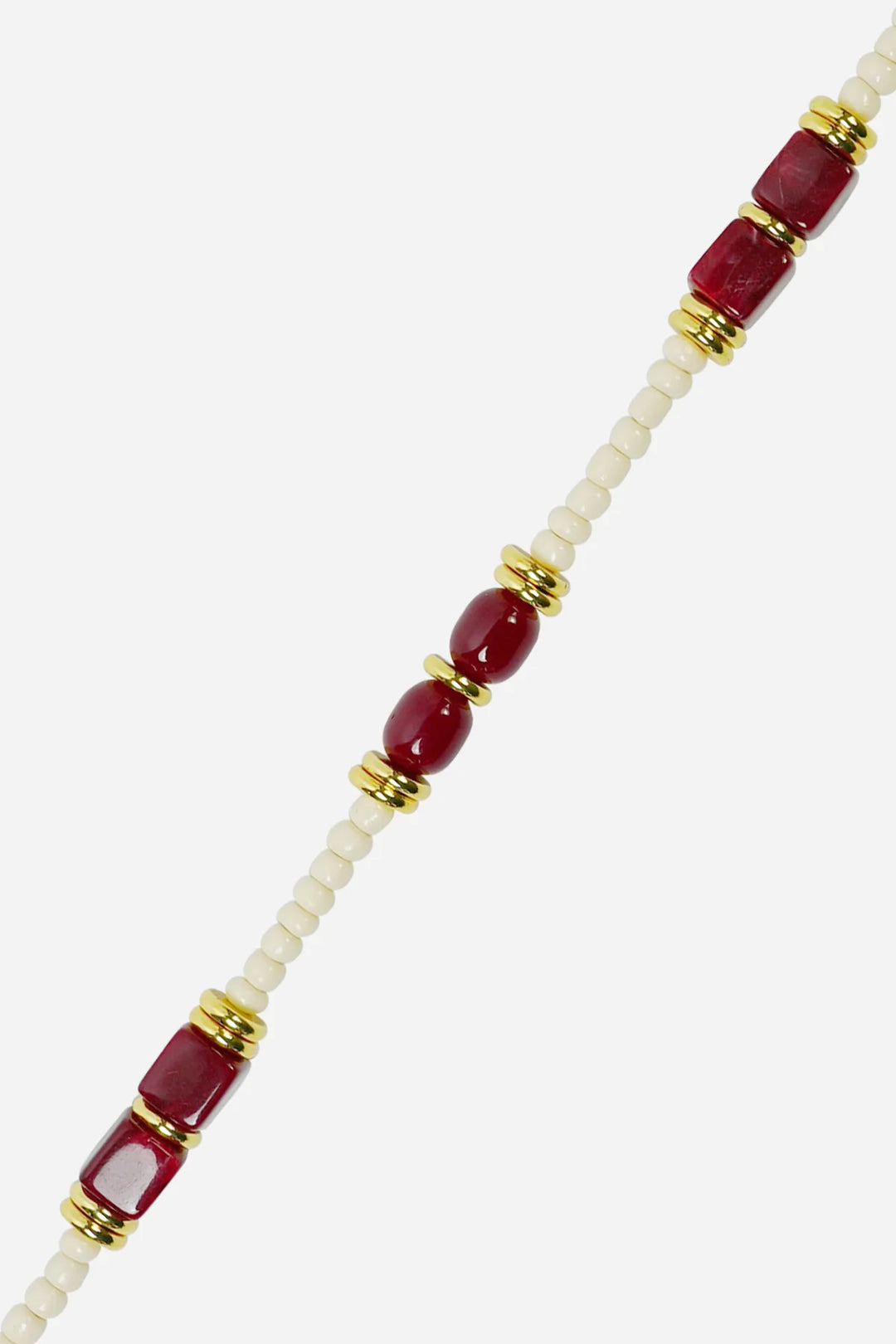 Mina – Beige / Bordeaux