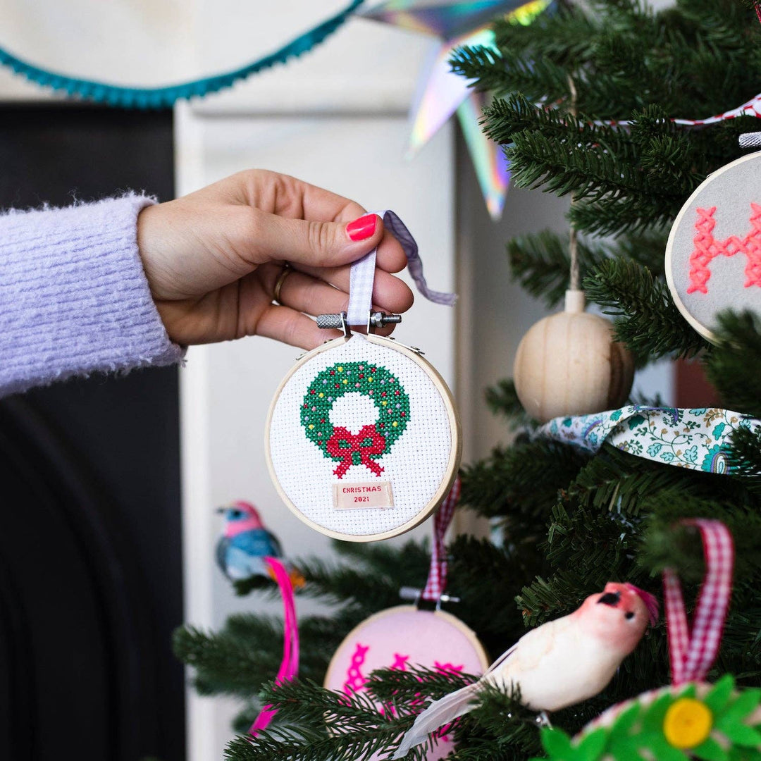 Broderisett – Julekrans