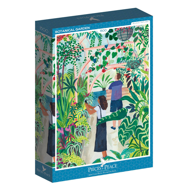 Botanical Garden Puslespill 1500 brikker - Illustrert av Miranda Sofroniou