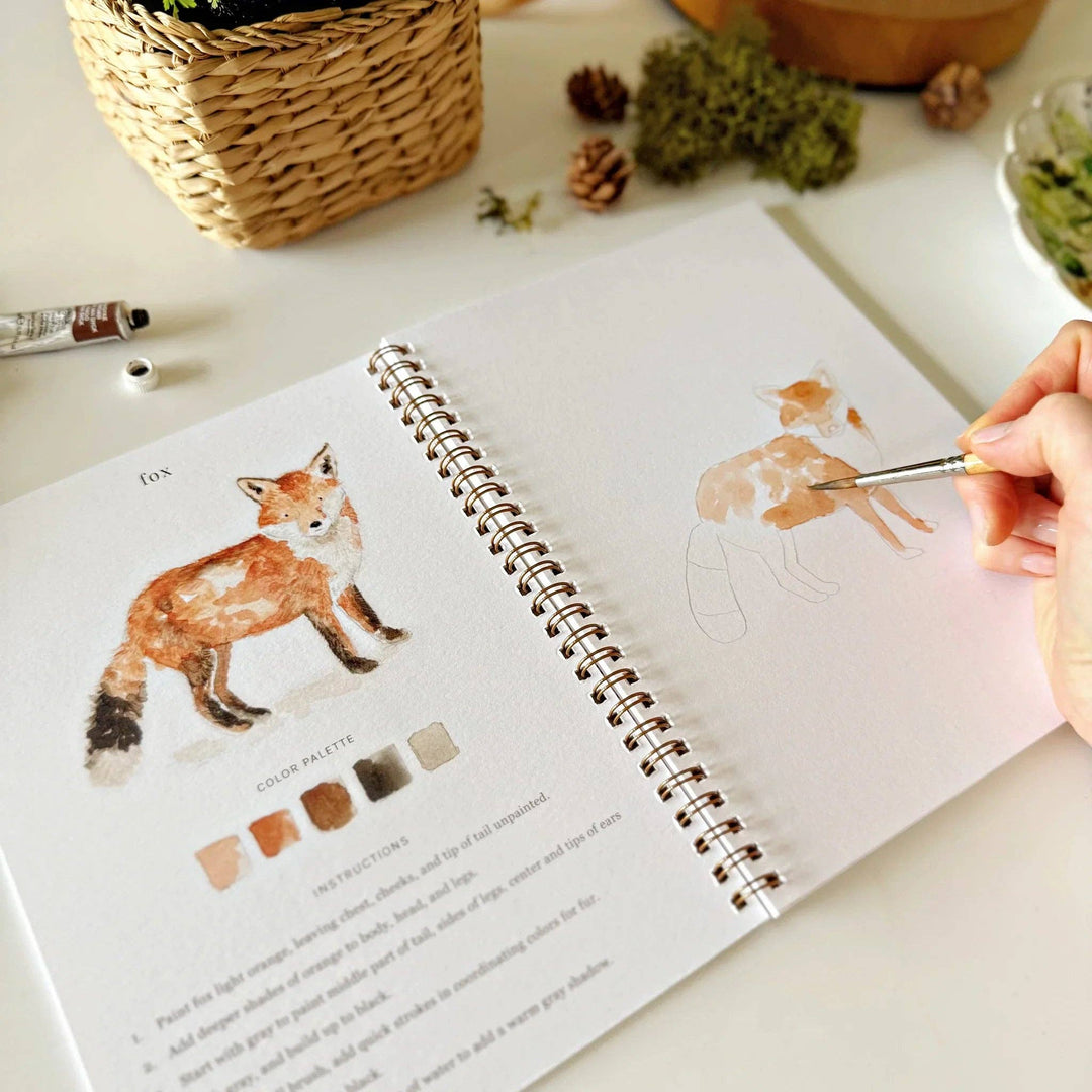 Akvarell malingsbok - Woodland