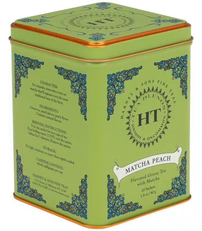 Harney & Sons - Matcha Peach – grønn te med fersken