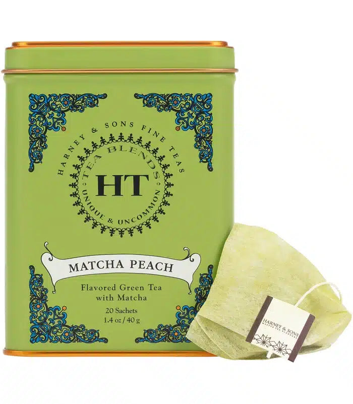 Harney & Sons - Matcha Peach – grønn te med fersken