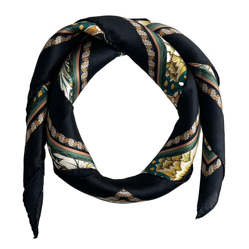 Silkesjal William Morris – Windrush Green | 90 × 90 cm