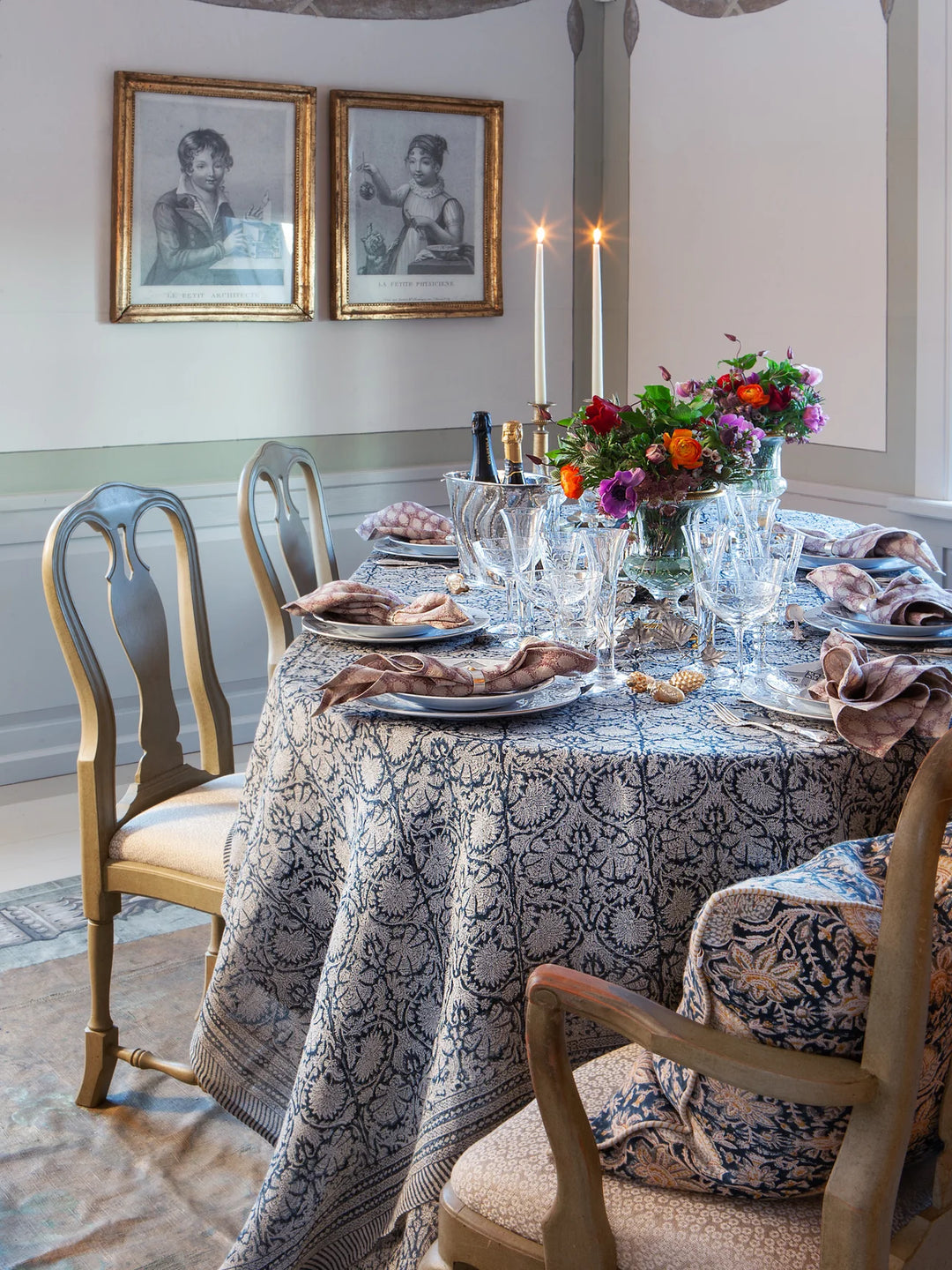 Duk - Paradise Dark Blue 150*230