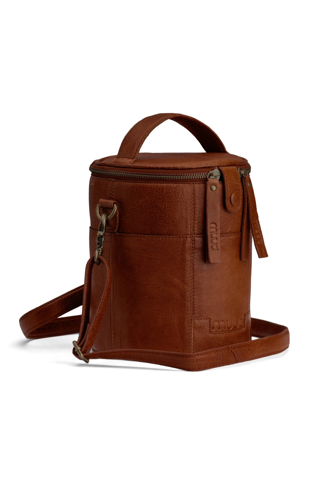 Håndlaget prosjektveske i skinn – Saturn