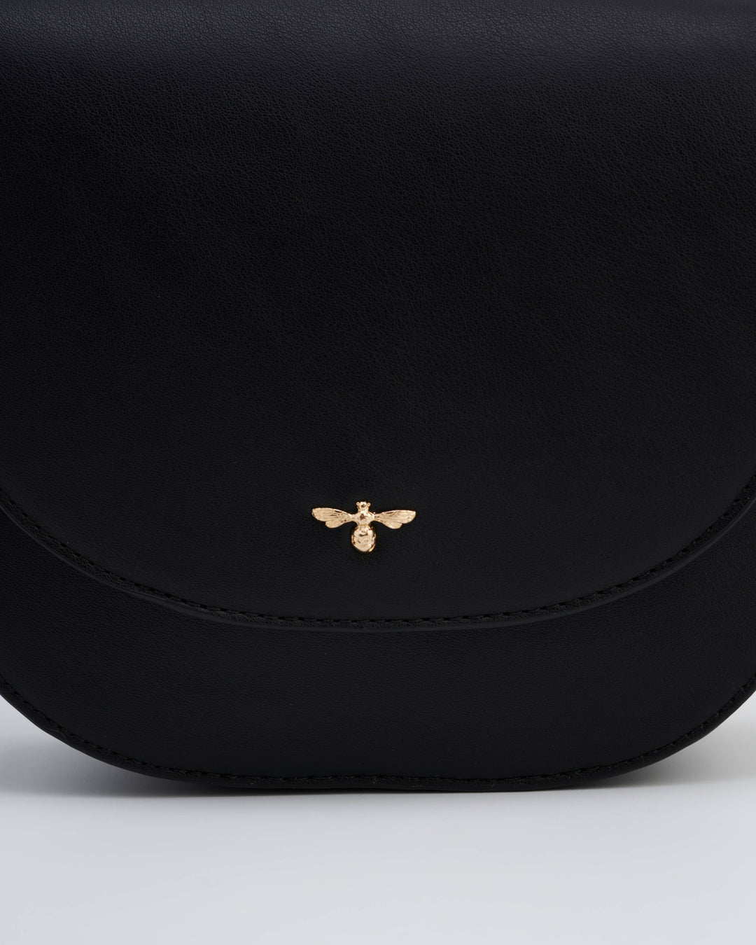 Beth Saddle Crossbody - sort