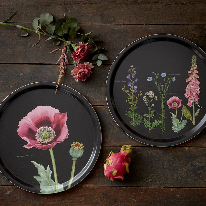 Serveringsbrett - Pink poppy