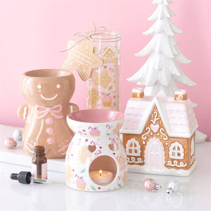 Sugarplum pepperkakehus – duftlampe for duftvoks og duftolje