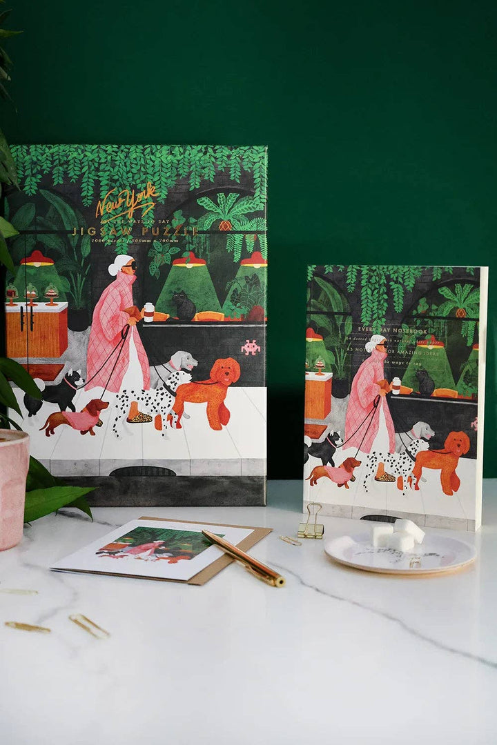 Hundepasser - Jigsaw Puzzle 1000 brikker