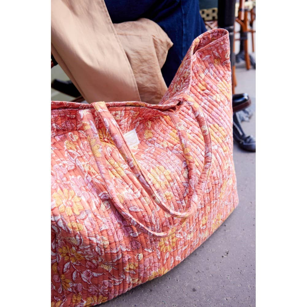 Håndlaget Shopper Bag - Meera Auburn