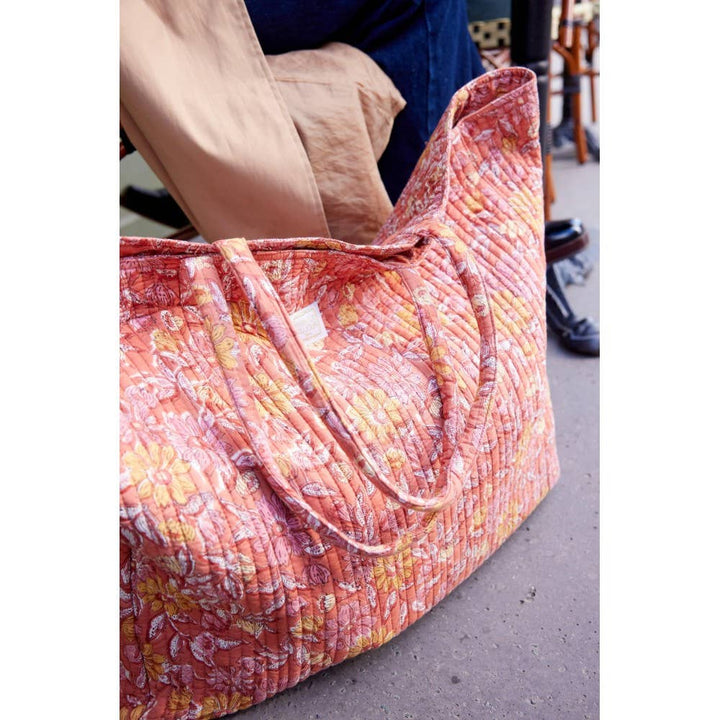 Håndlaget Shopper Bag - Meera Auburn