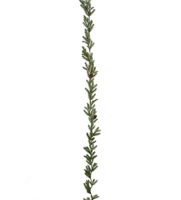Gran girlander med kongler – 180 cm