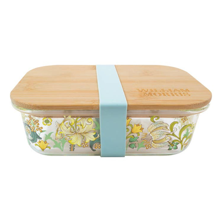 Matboks i glass - William Morris "Golden Lily"