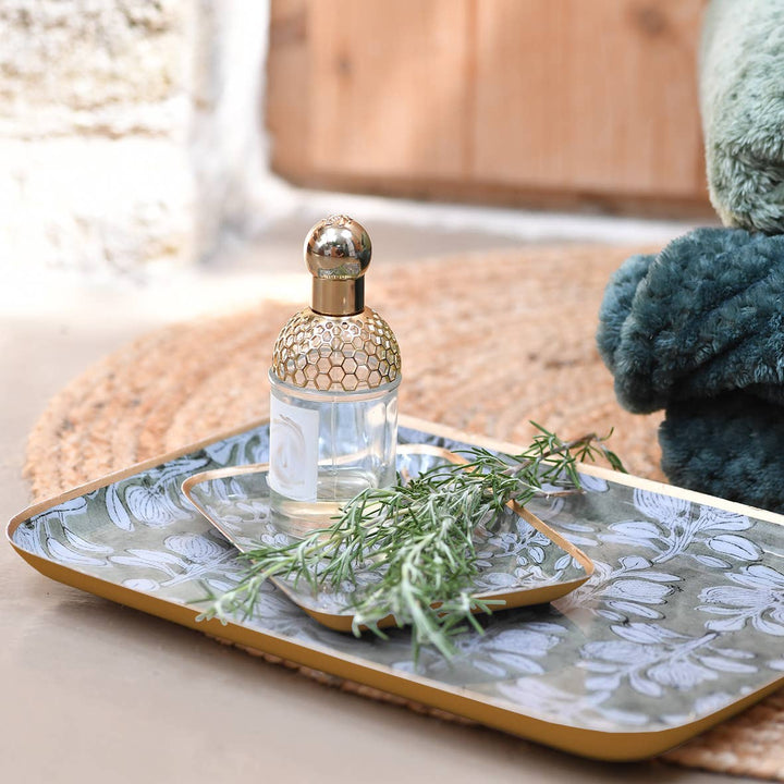 Emaljert fat – Alhambra i grønt