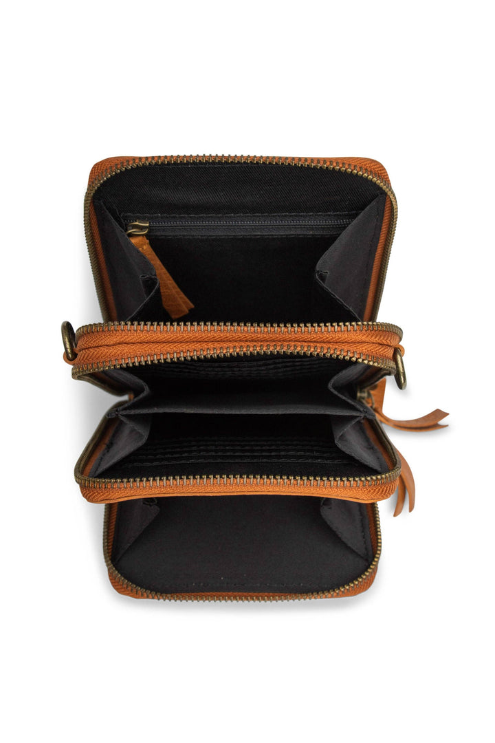 Dafna – crossbody veske i ekte skinn