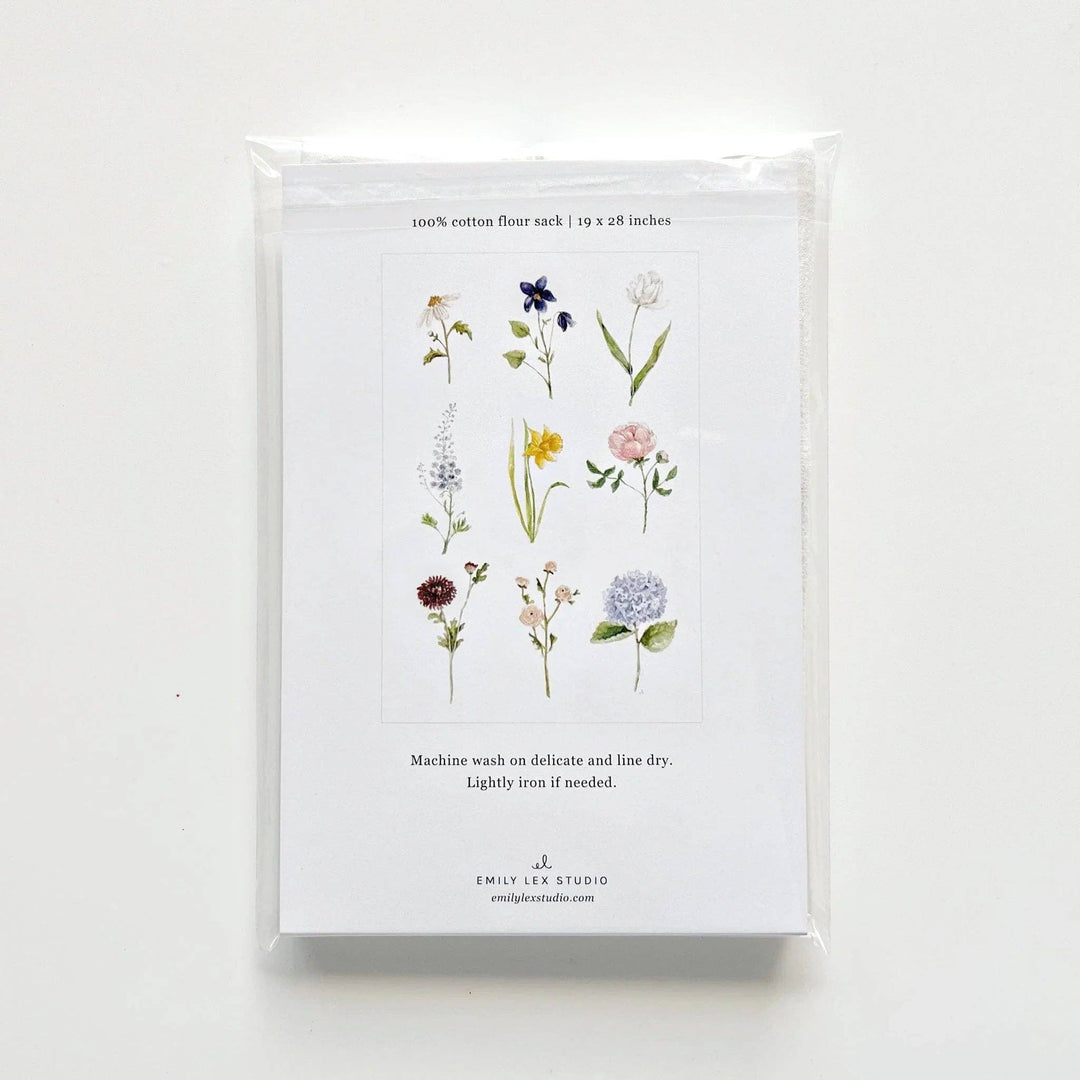 Kjøkkenhåndkle - Garden flowers