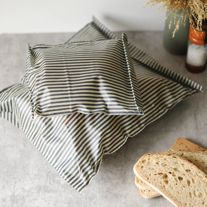 Bivokspose - Navy Striped French - Large (ca 45 x 35 cm)