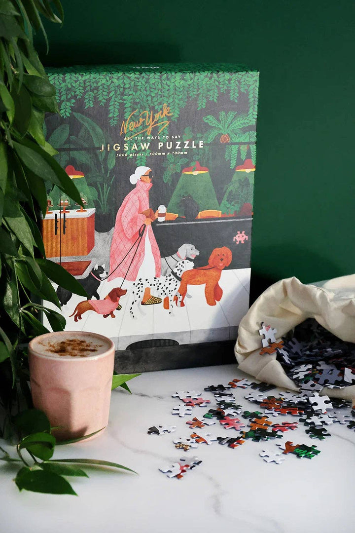 Hundepasser - Jigsaw Puzzle 1000 brikker