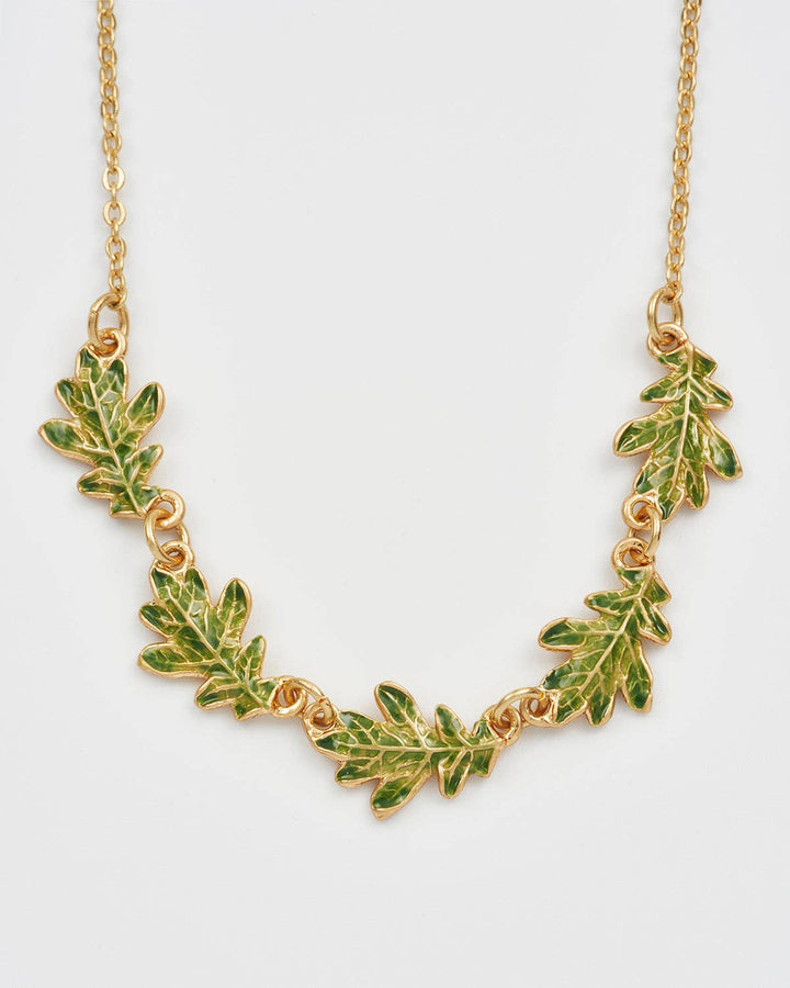 Oak Leaf Choker – Halskjede med eikeblad