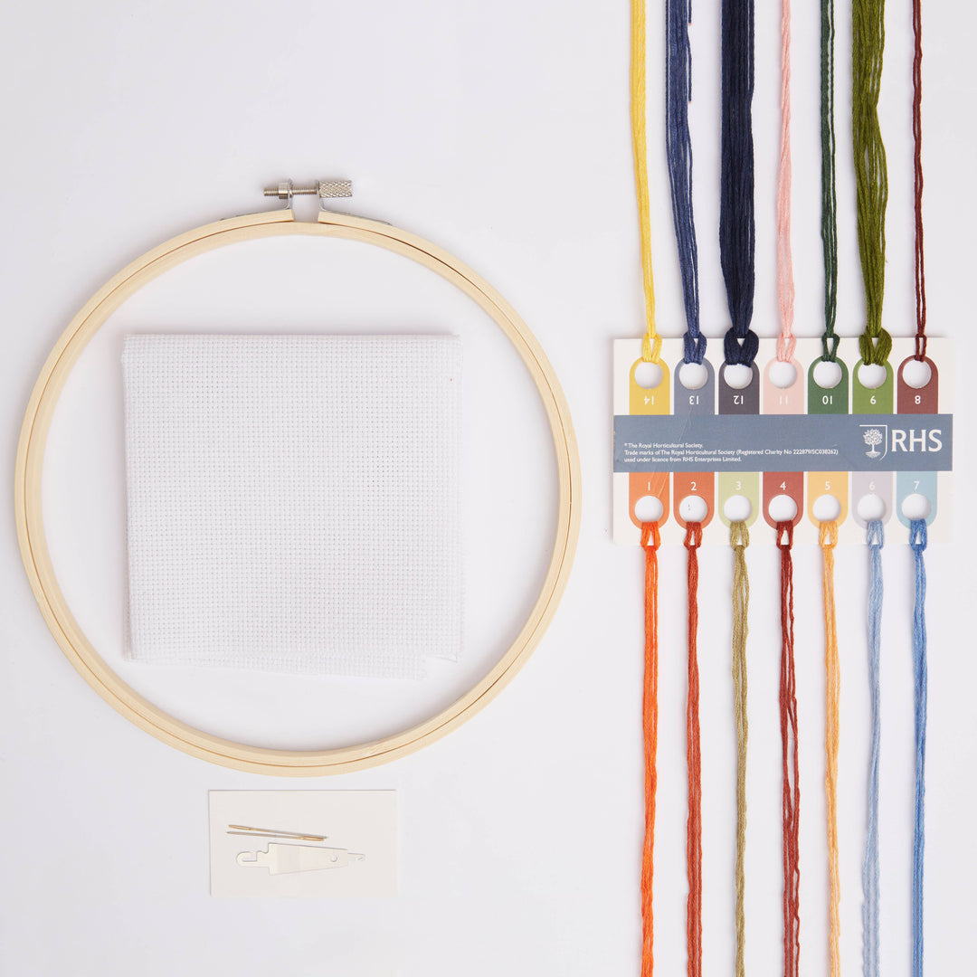 Broderisett fra RHS - Garden Tiger Moth