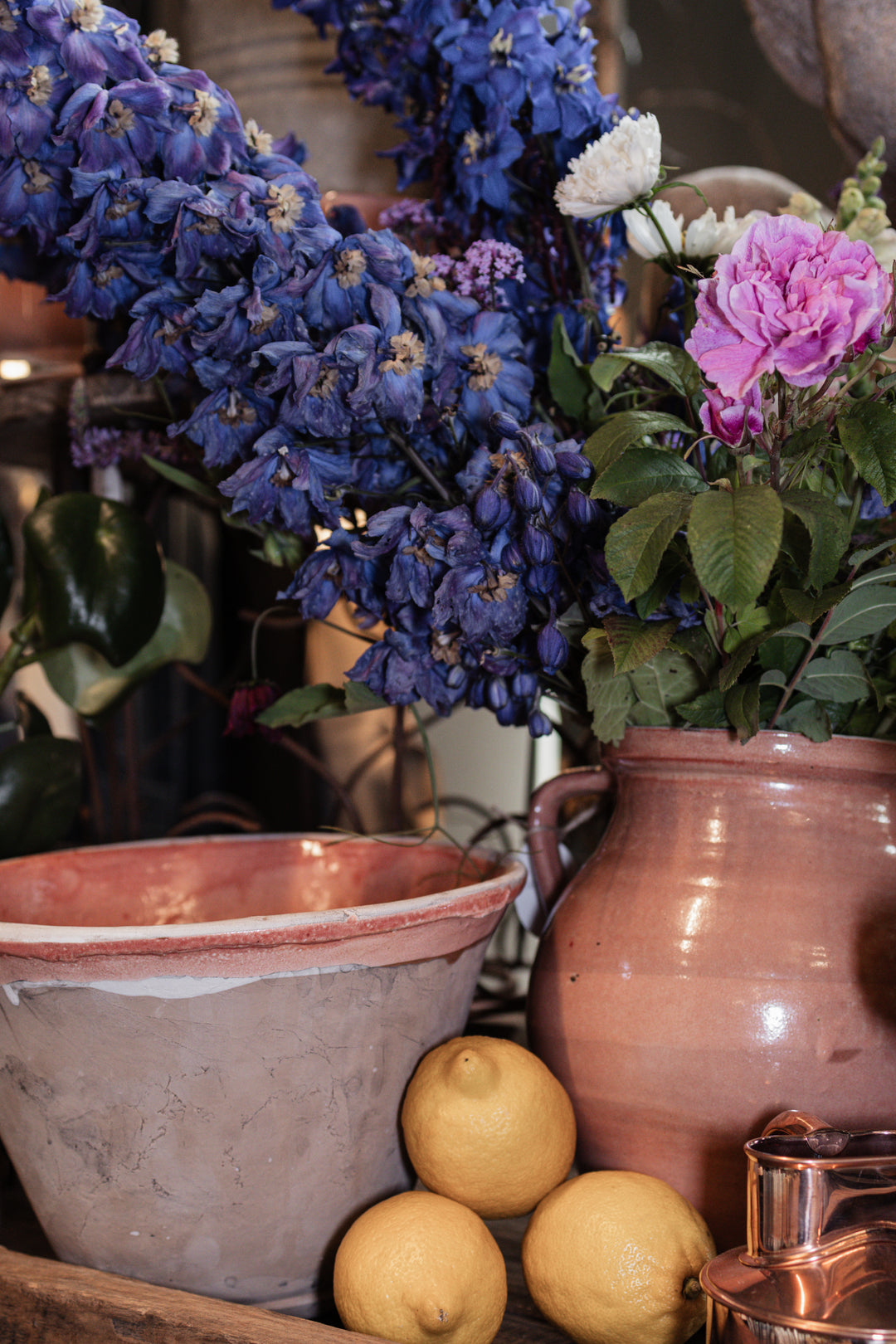 Glasert Mugge fra India - Peach